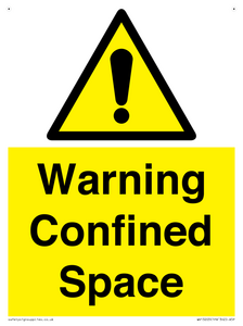 Warning Confined Space